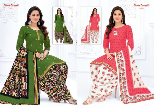 Shree Ganesh Hansika Vol-14 Cotton Designer Redymade Suit